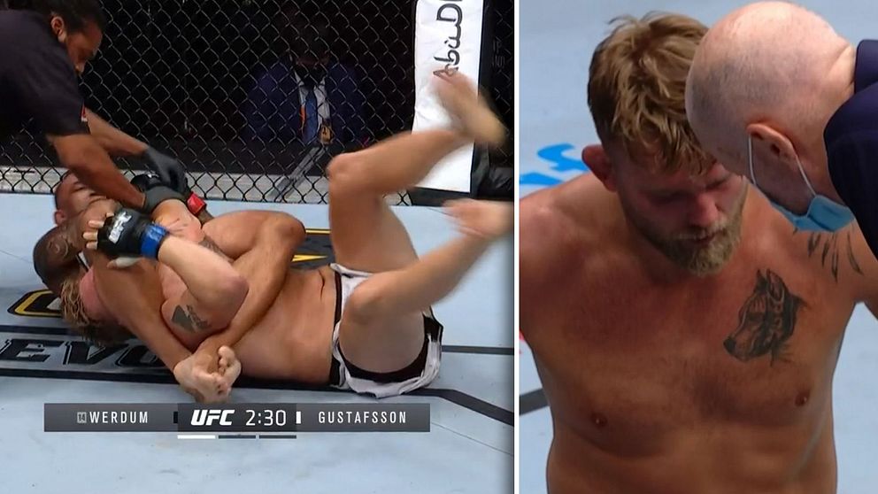 Alexander Gustafsson har tre raka förluster efter nattens match mot förre tungviktsmästaren Fabricio Werdum.