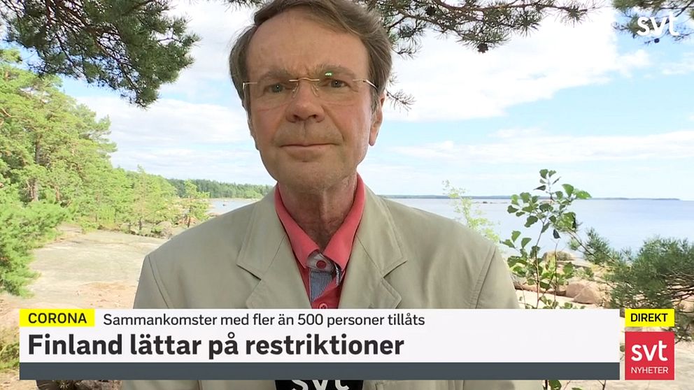 Hasse Svens, SVT:s korrespondent i Finland.