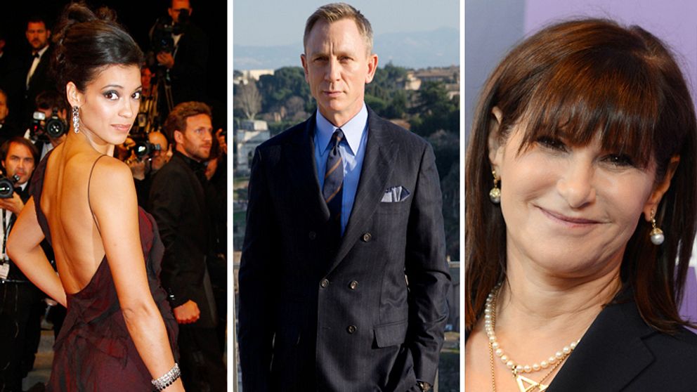 Stephanie Sigman, Daniel Craig och Amy Pascal.