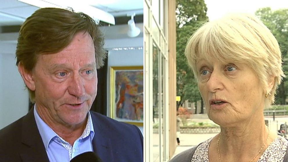 Två bilder. Bosse Henriksson till vänster och Solweig Gard till höger.