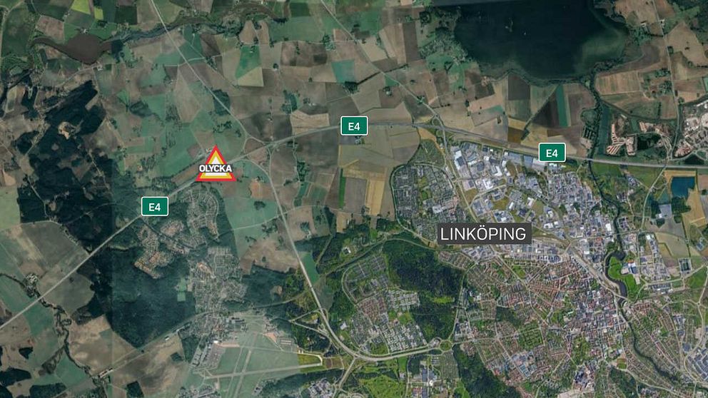 trafikolycka Linköping E4