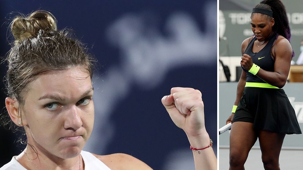 Både Simona Halep och Serena Williams vann i sina comebacker.