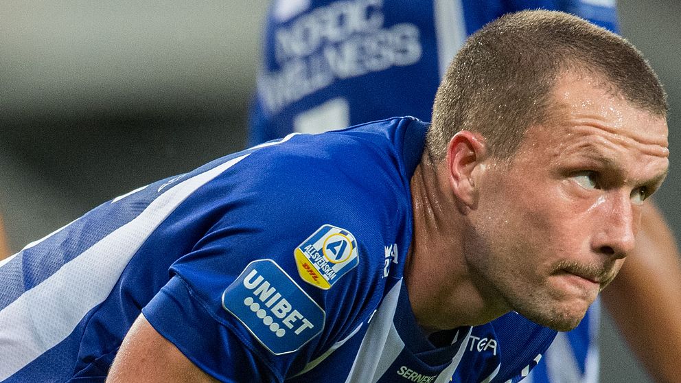 IFK Göteborgs Jakob Johansson deppar under fotbollsmatchen i Allsvenskan mellan Kalmar och IFK Göteborg den 13 augusti 2020 i Kalmar.