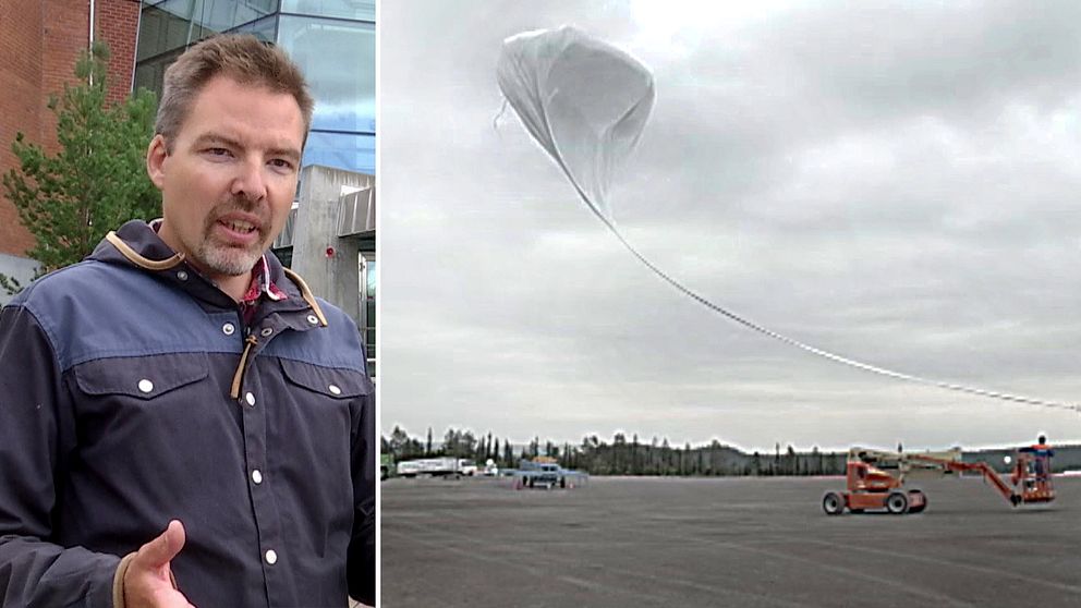 Hör forksaren Johan Kero vid Institutet för rymdfysik berätta om  ballongprojektet genom att starta klippet