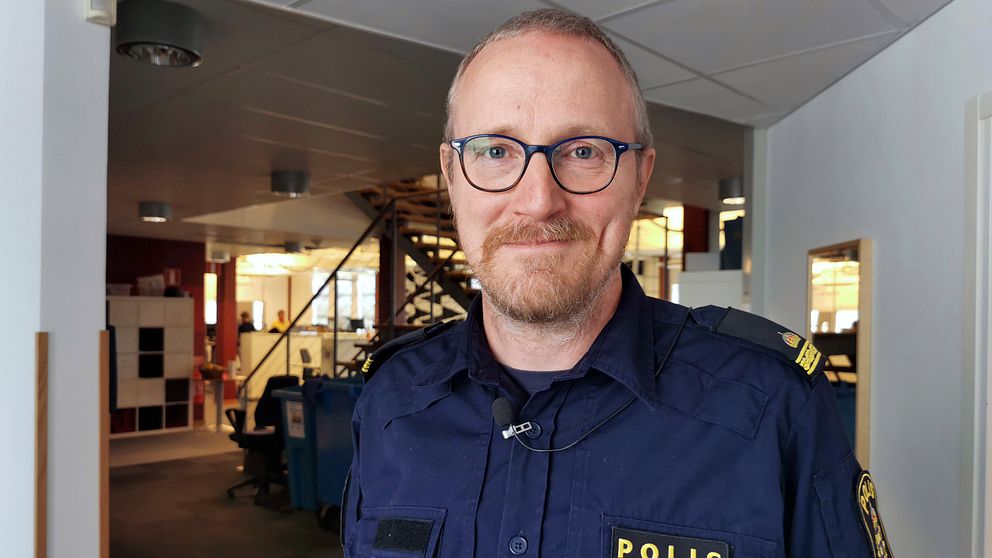 Mikael Ahrtzing, polisinspektör regionalt IT-brottscentrum region Nord