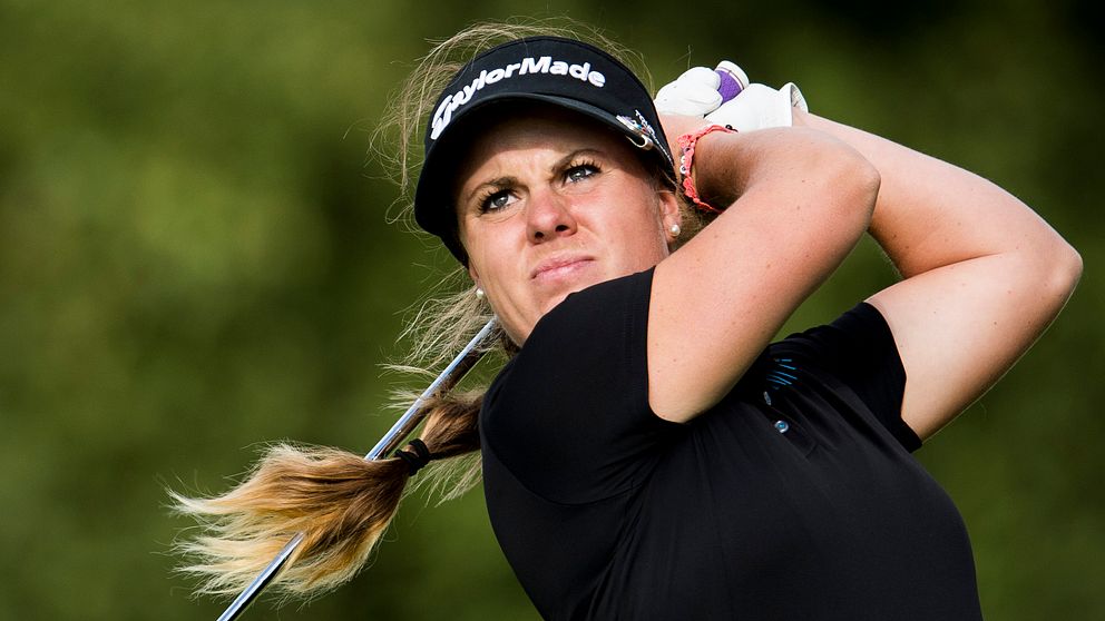 Daniela Holmqvist under Helsingborg Open. Arkivbild.