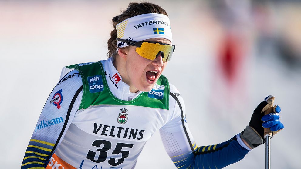 Ebba Andersson kommer inte till start i Trollhättan.