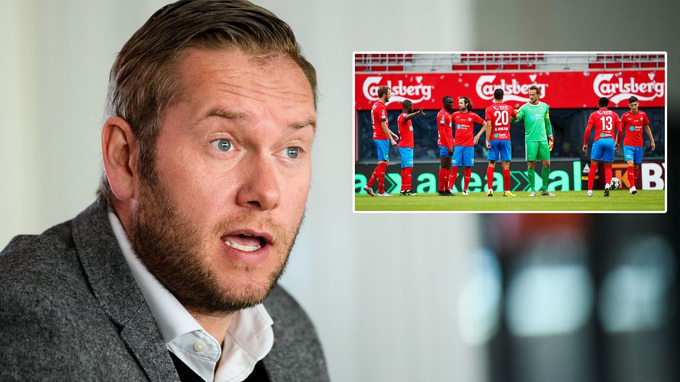 Helsingborgs klubbdirektör Joel Sandborg