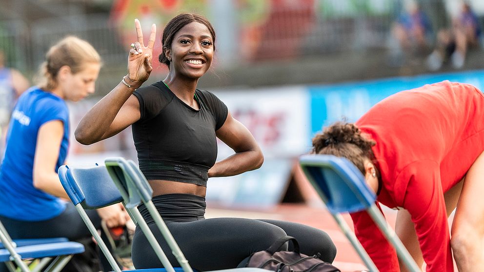 Khaddi Sagnia, Ullevi FK, tävlar under lag-SM i Göteborg i augusti. Arkivbild.