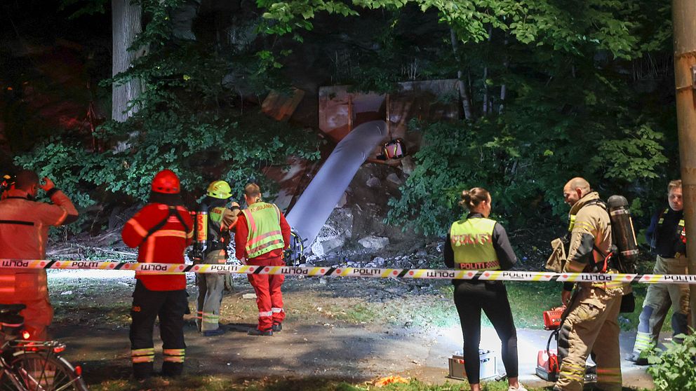 Bild från grottan där festen hölls.