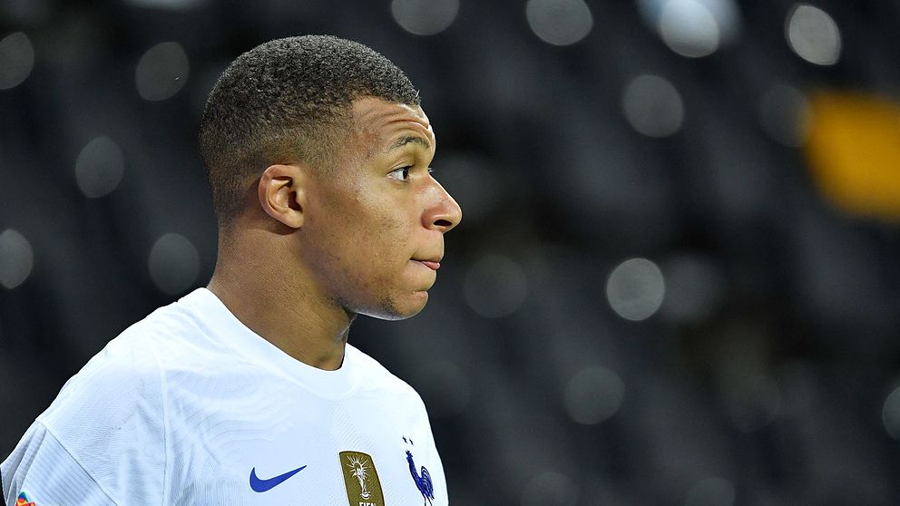 Kylian Mbappé smittad av coronaviruset.