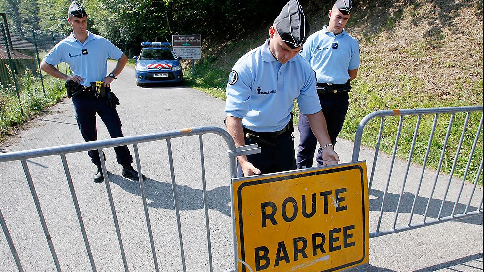 Polisavspärrning