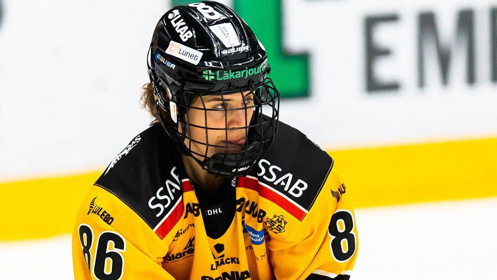 Luleås Michela Cava under ishockeymatchen i SDHL mellan HV71 och Luleå den 12 september 2020 i Jönköping.