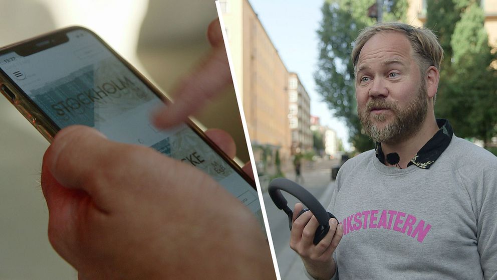 Regissören Joakim Rindå vill att den interaktiva stadsvandringen ska få deltagarna att reflektera över sin samtid.
