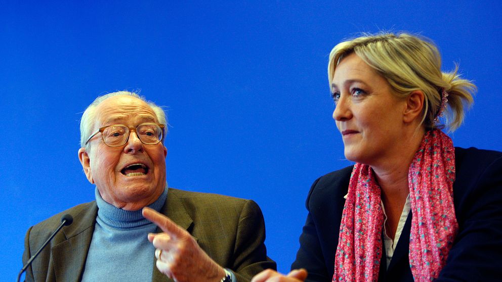 Jean-Marie och Marine Le Pen (arkivbild).