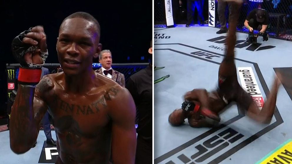 Israel Adesanya försvarade sitt UFC-bälte och bjöd på breakdance efteråt.