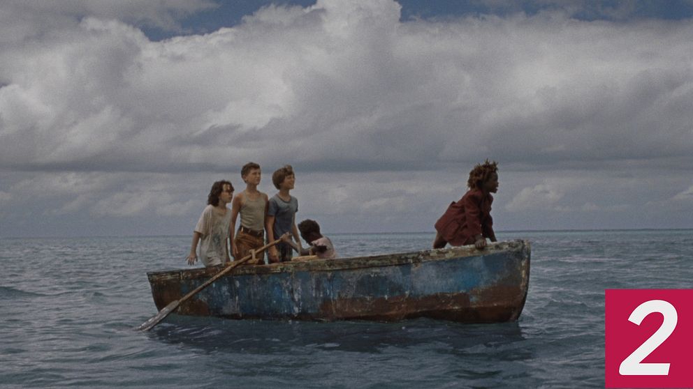 En båtfärd i filmen Wendy.