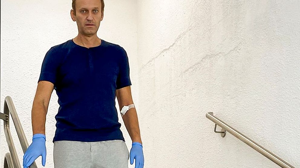 Den ryske oppositionspolitikern Aleksej Navalnyj är utskriven från sjukhuset i Berlin. Arkivbild.