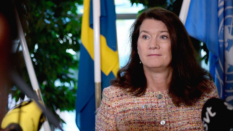 Utrikesminister Ann Linde (S).