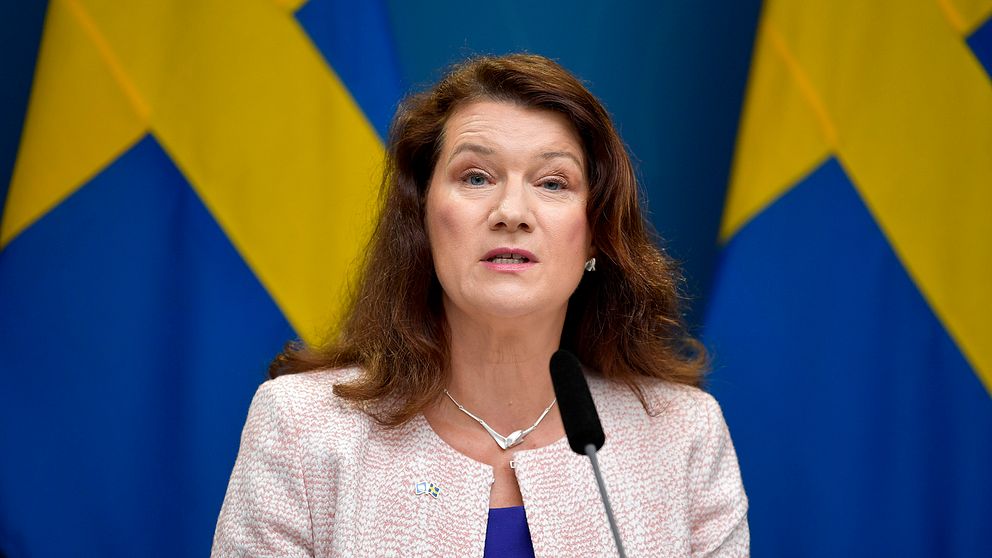 Utrikesminister Ann Linde (S).