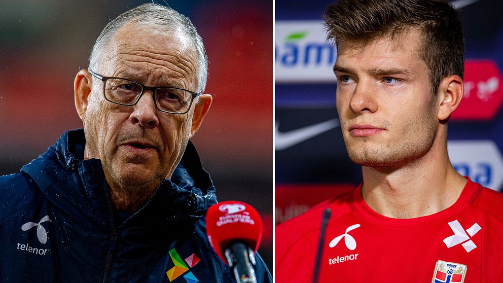 Lars Lagerbäck berättar om dispyten med Alexander Sørloth.