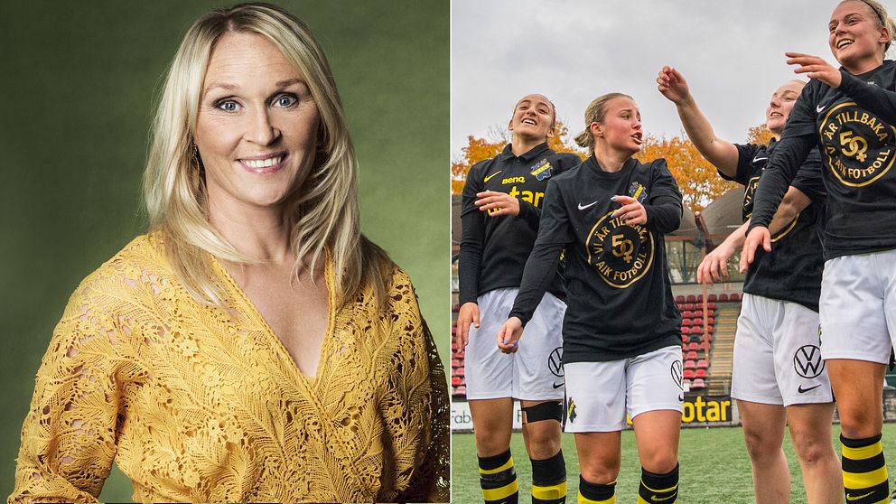 Frida Östberg är glad över att se resultatet från AIK:s satsning.