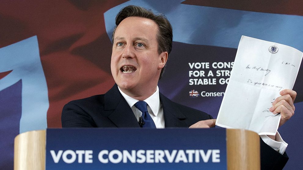 David Cameron, de konservativa