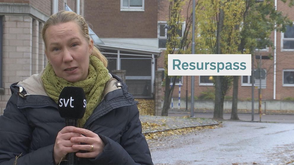 Reporter Ida Röök Svalander och grafik.