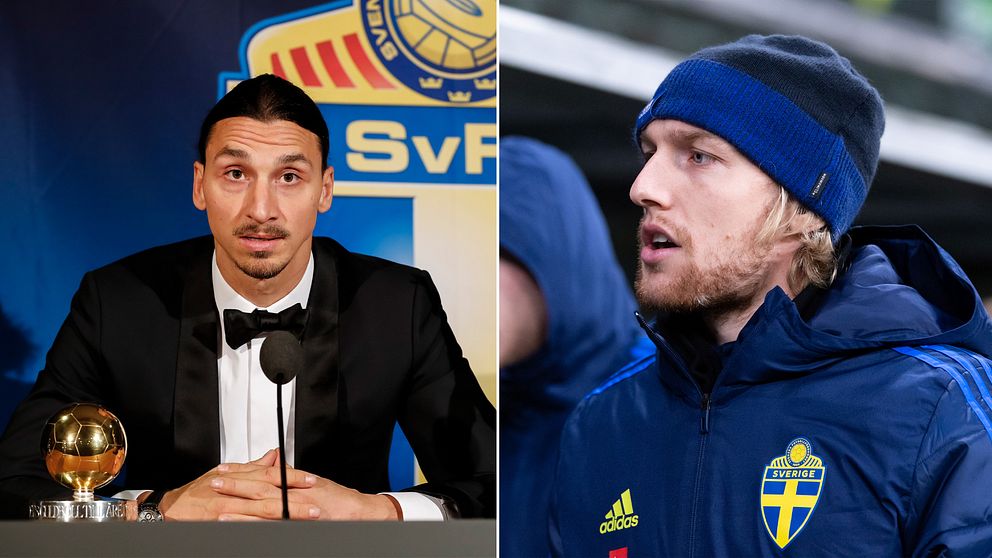 Emil Forsberg anser att Zlatan Ibrahimovic ska ha guldbollen i år.