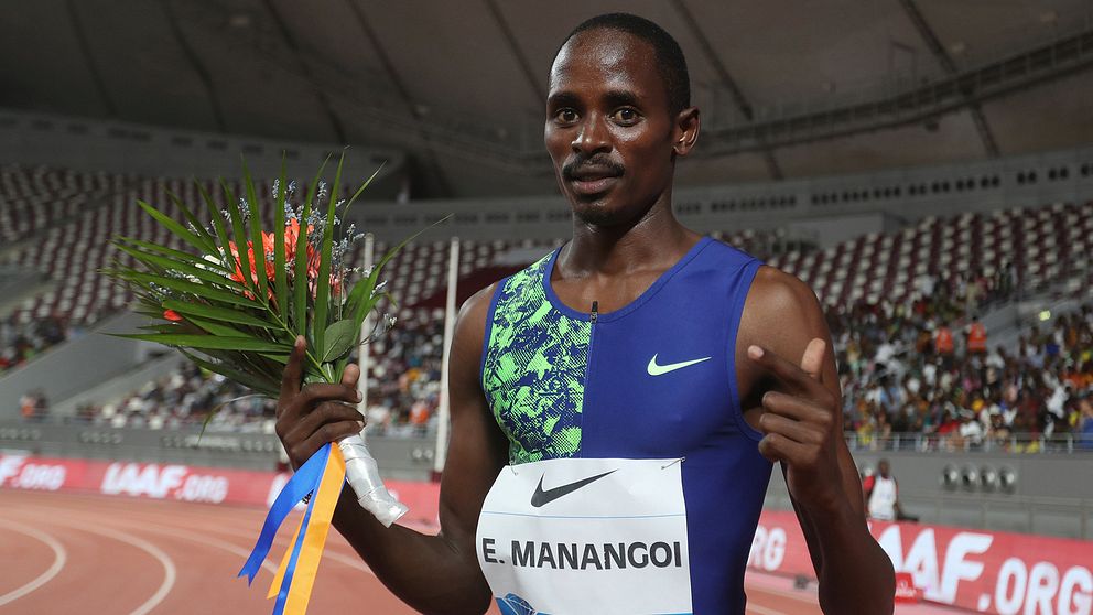 Löparstjärnan Elijah Manangoi stängs av från allt tävlande i två år.