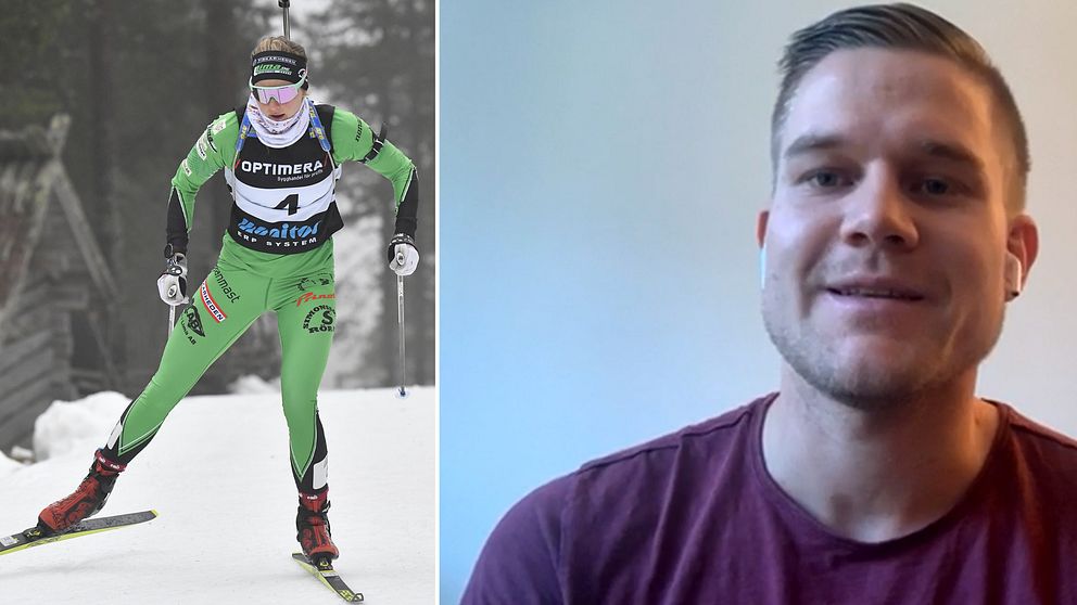 Landslagets tränare Johannes Lukas om Stina Nilssons tävlingsdebut.