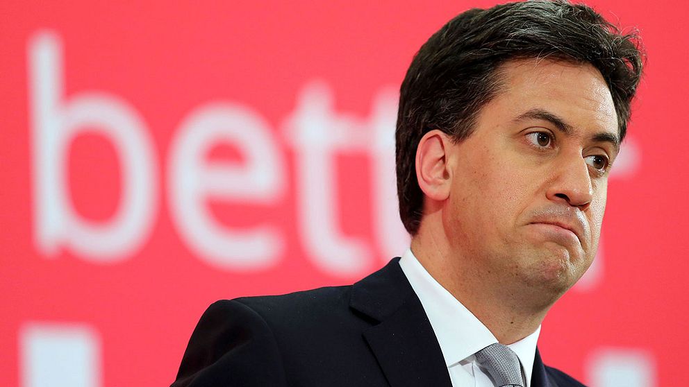 Labours partiledare Ed Miliband var djupt besviken efter nattens valresultat i Storbritannien.