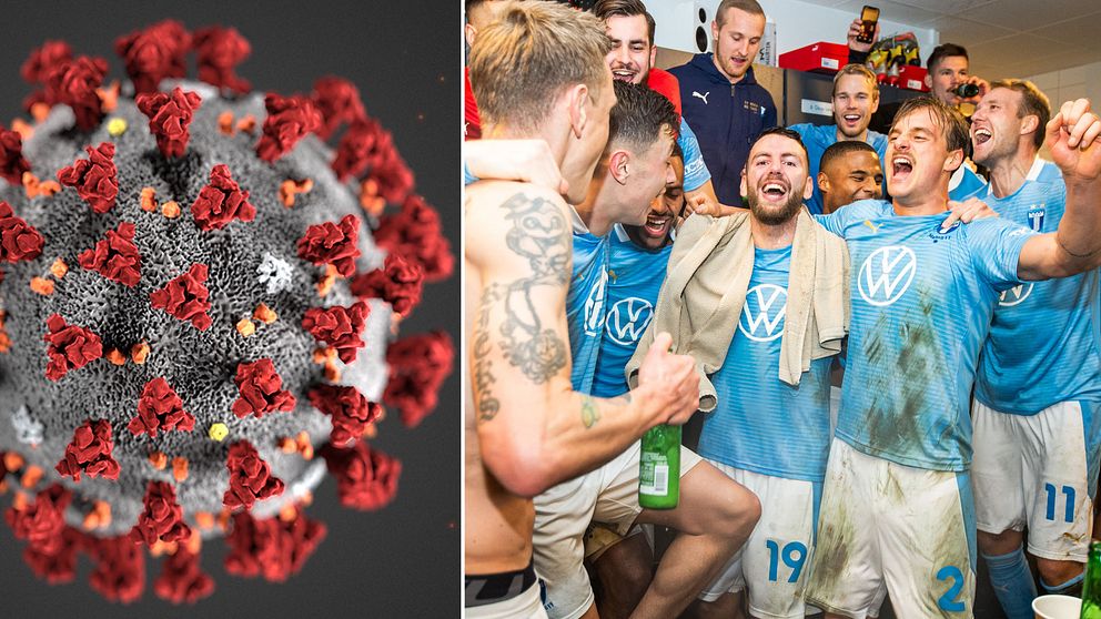 Coronaviruset och Malmö FF:s firande efter SM-guldet.