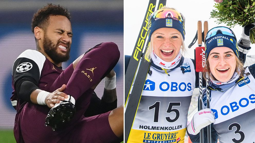 Brassen Neymar, Frida Karlsson och Ebba Andersson.