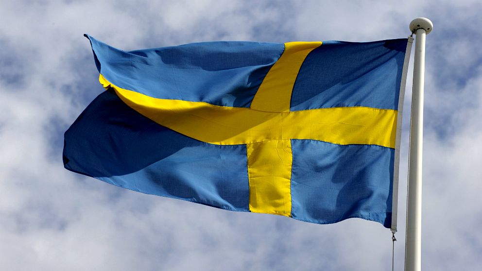 Svenska flaggan.