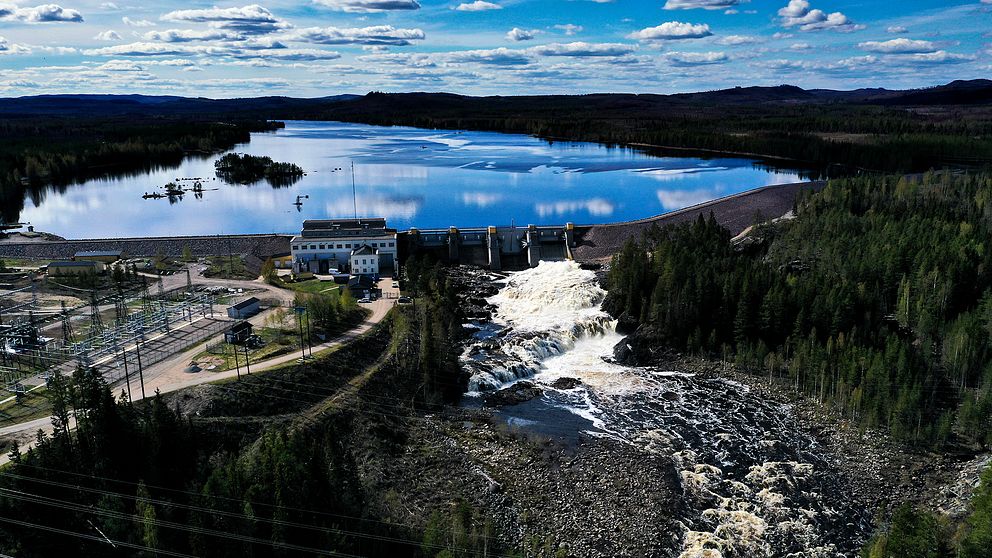 Vattenkraftverket Laforsen utanför Kårböle.