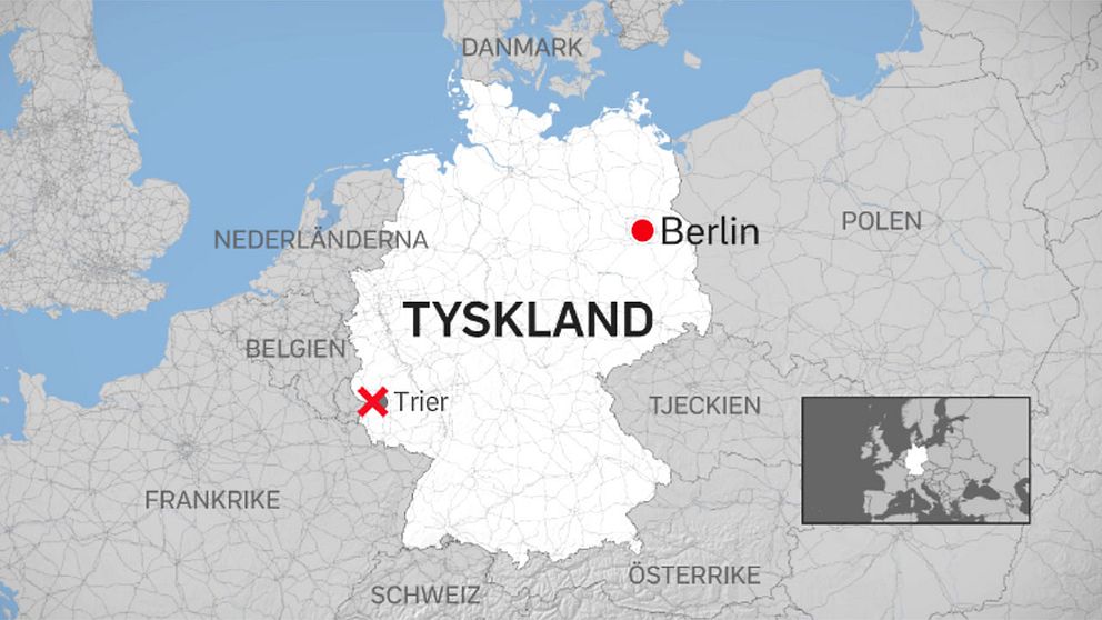 Händelsen ägde rum i den tyska staden Trier som ligger nära gränsen till Luxemburg.