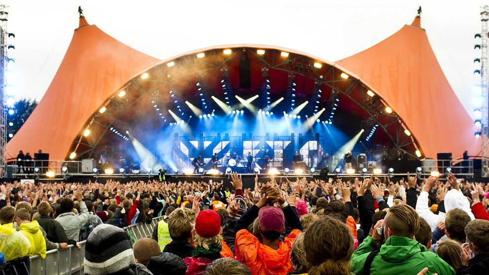 Orange-scenen på Roskilde.