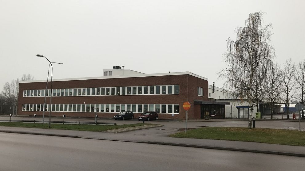 Volvos gamla fastighet i Hallsberg, som har köpts av kommunen.