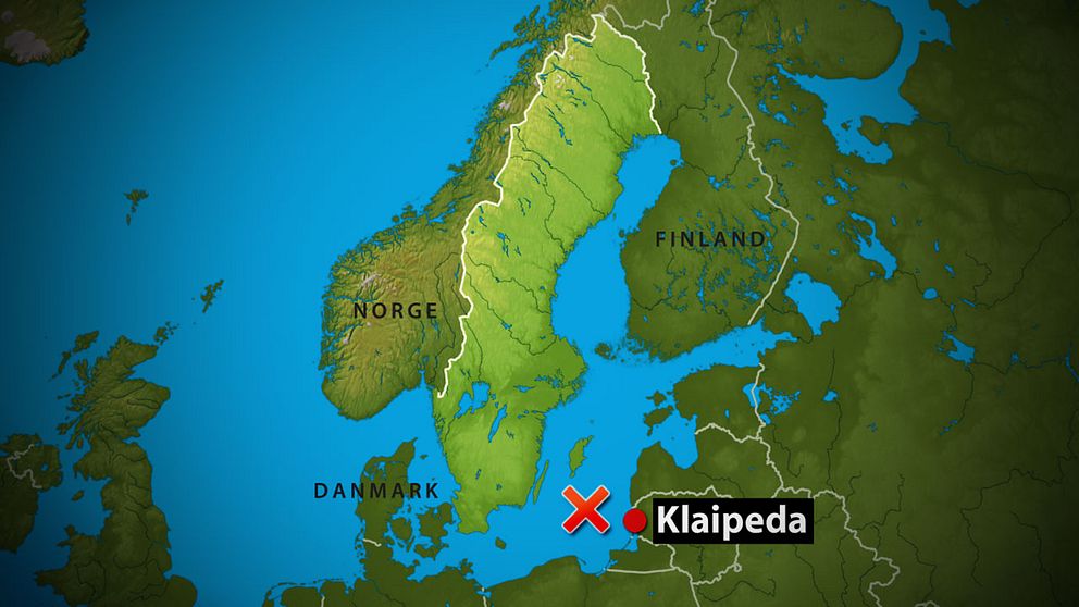 Flygplanet försvann mellan Öland och litauiska Klaipeda.