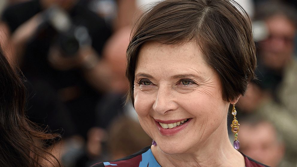 Isabella Rossellini på Cannes filmfestival.