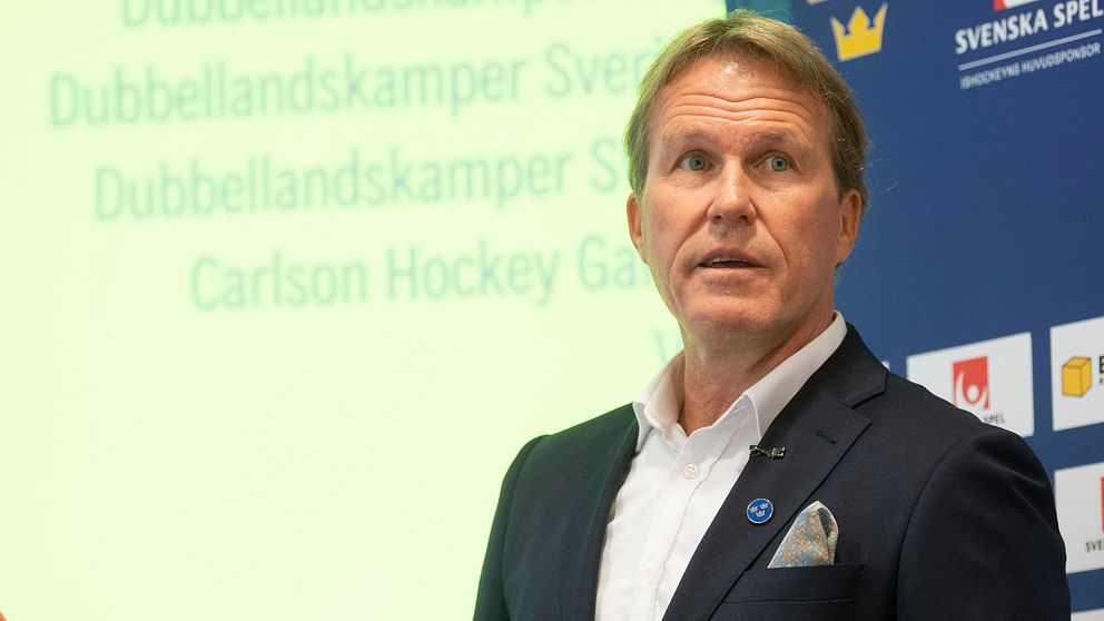 Sveriges förbundskapten Johan Garpenlöv