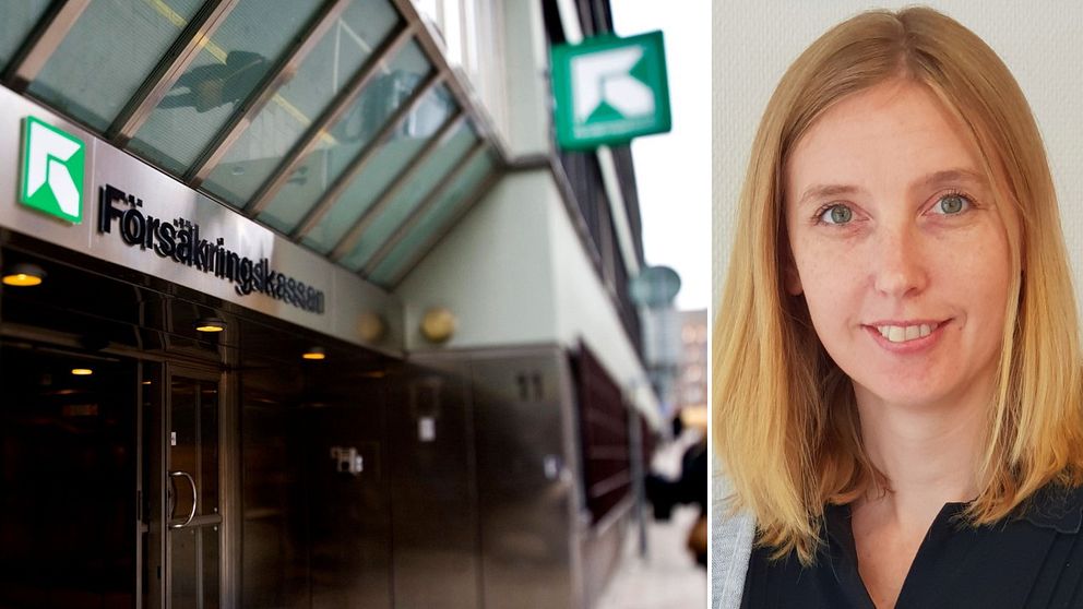 Logga Försäkringskassan och porträttbild på Lisa Carlsson