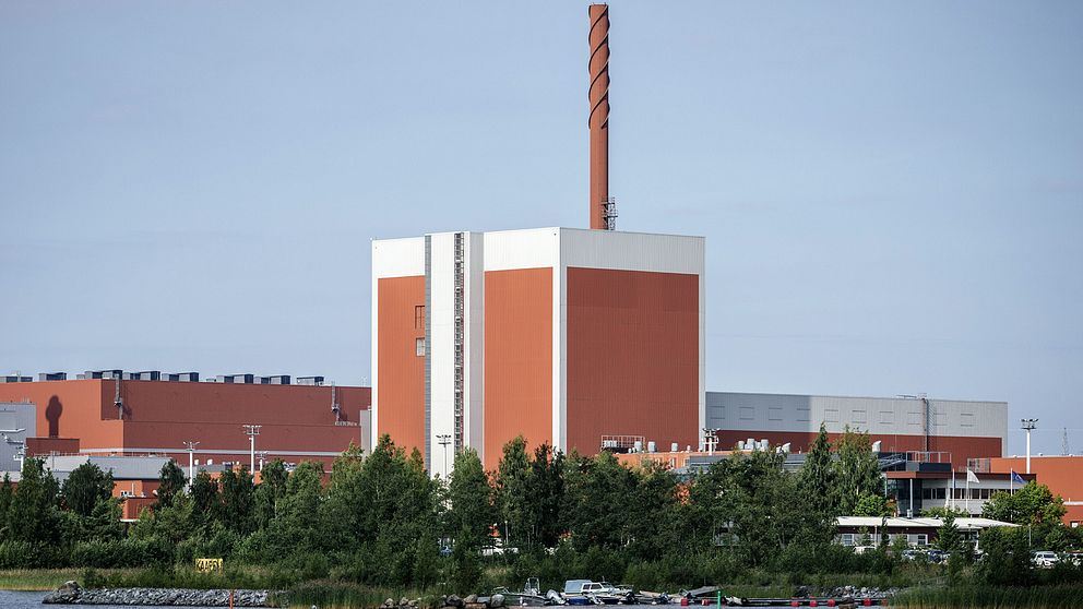 En av reaktorerna vid Olkiluoto i Finland. Arkivbild.