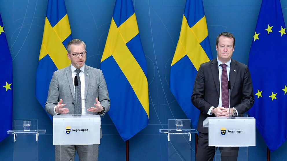 Inrikesminister Mikael Damberg och digitaliseringsminister Anders Ygeman.