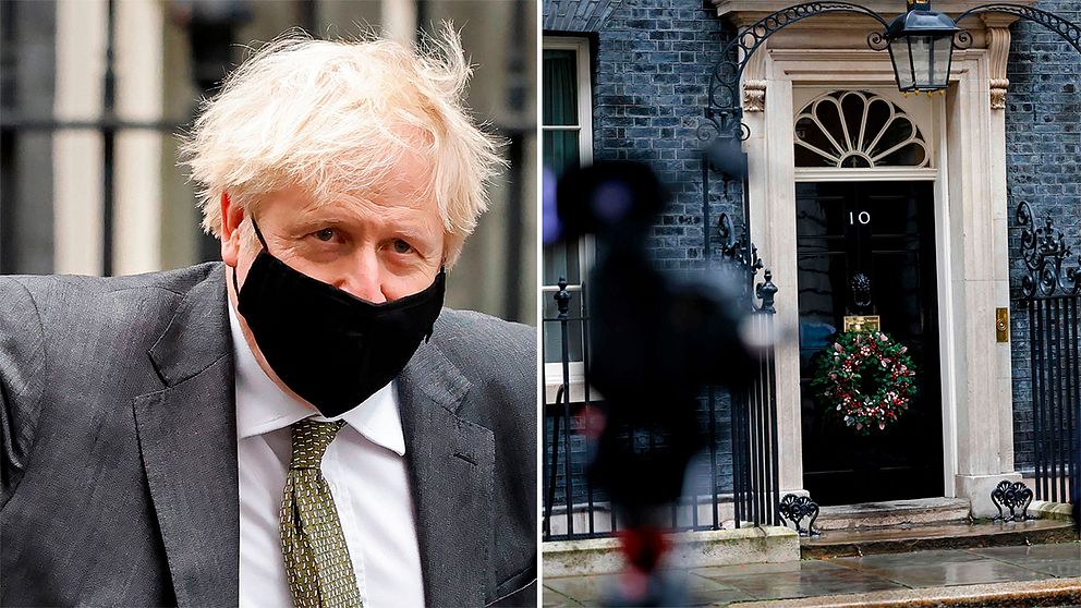 Storbritanniens premiärminister Boris Johnson. 10 Downing Street.