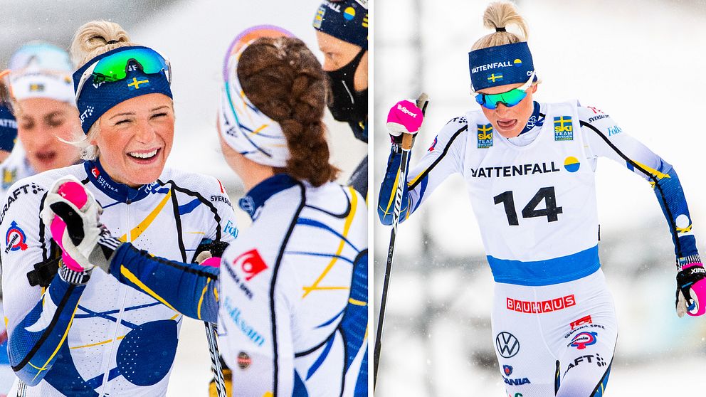 Frida Karlsson vann duellen mot Ebba Andersson i Östersund.