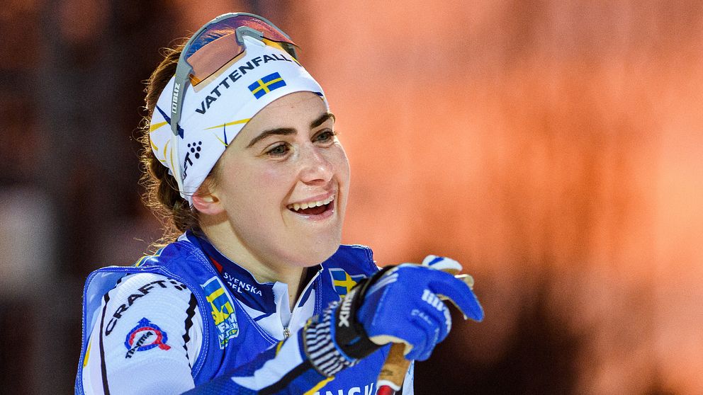 Ebba Andersson vann masstarten i Östersund.