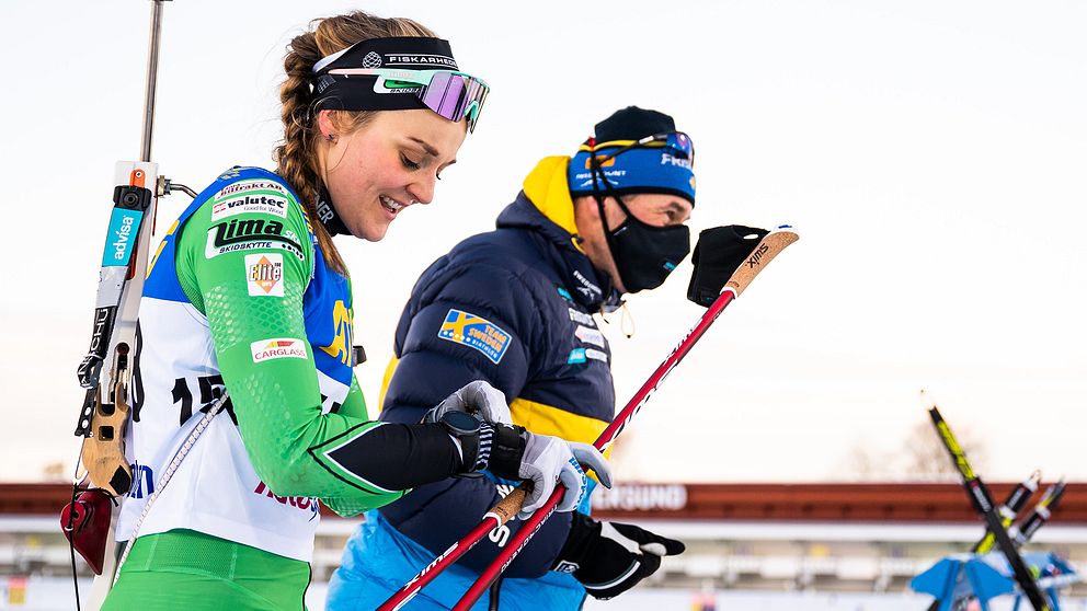 Stina Nilsson under ATG-sprinten i Östersund.