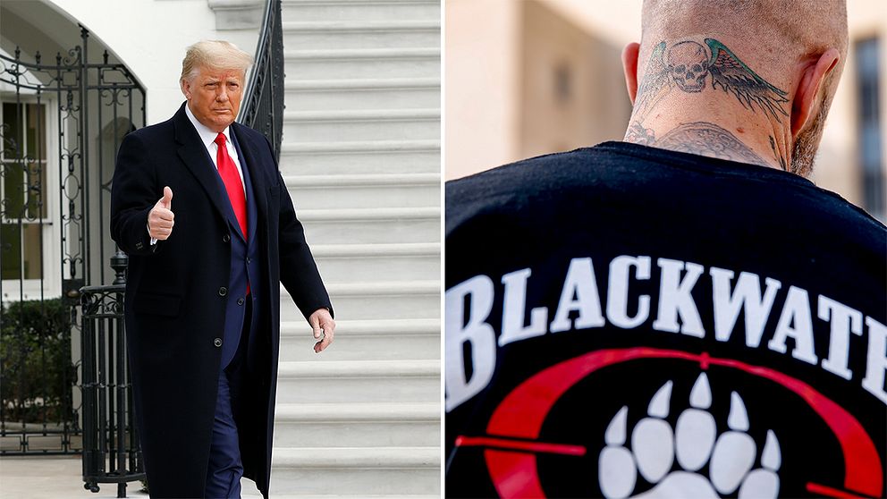 Donald Trump/Man som tidigare var anställd av Black water